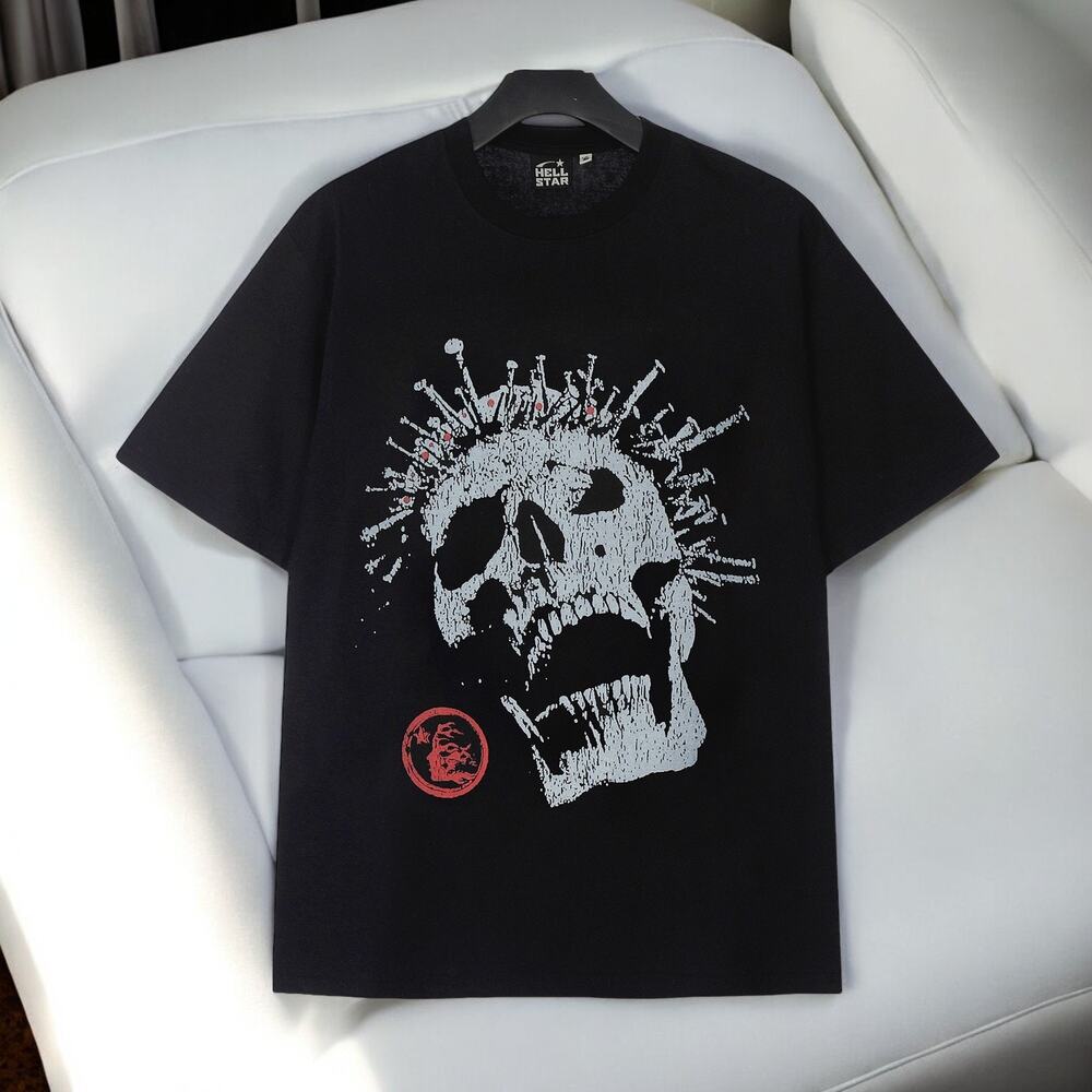 hellstar round neck short sleeve t-shirt Size: M